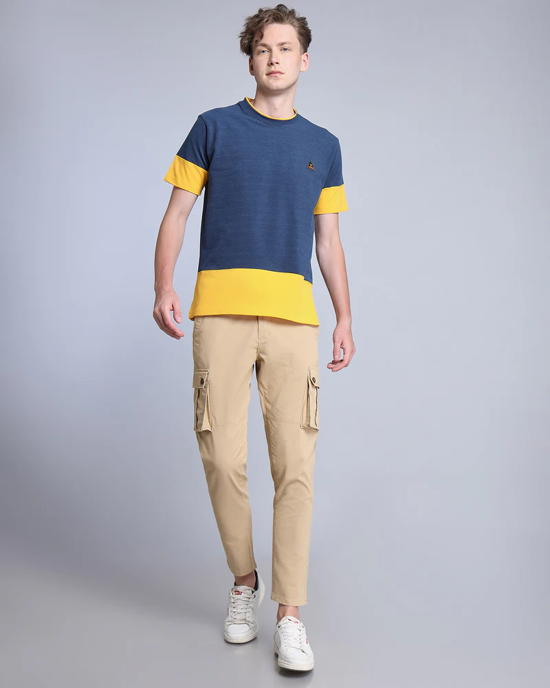 Sandstone Khaki Stretch Cotton Cargo - Image 2