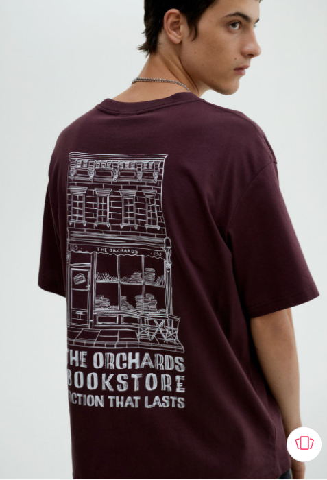 H&M Loose Fit Printed T-shirt