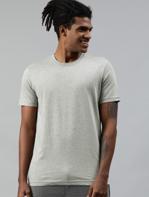 Men Soft Pure Cotton Round Neck Half Sleeve Tshirt