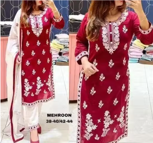 KURTI WITH DUPATTA & BOTTOMWER - Image 5