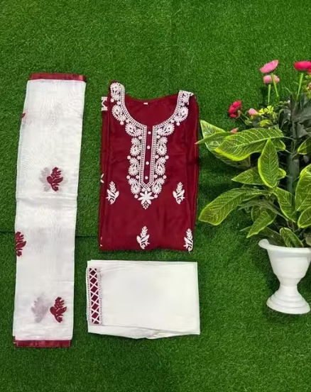 KURTI WITH DUPATTA & BOTTOMWER - Image 4