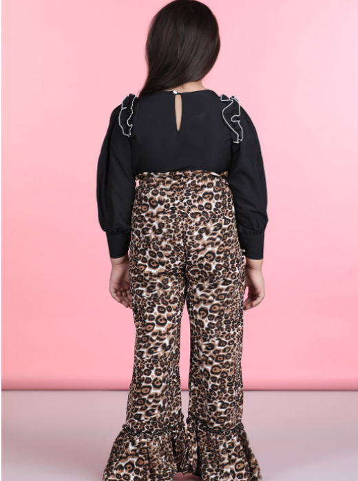 Cutiekins Girls Square Neck Top with Palazzos - Image 2