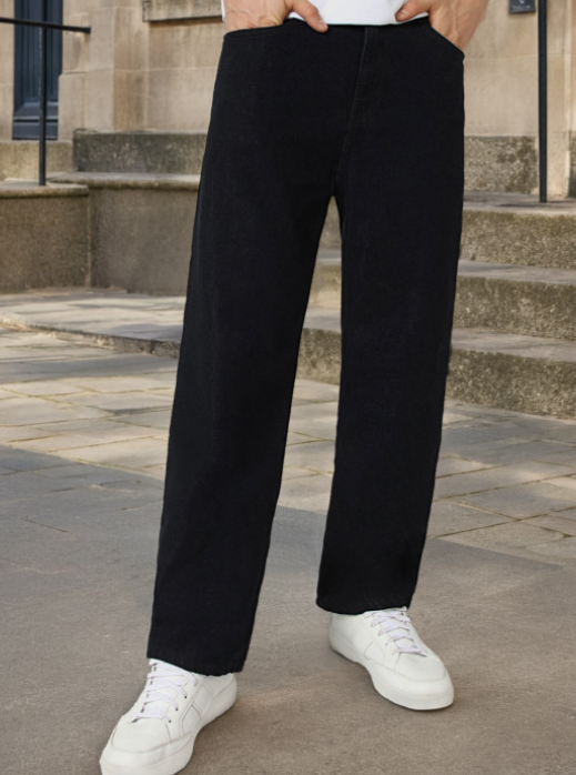 Urbano Fashion Men Loose Fit Washed Non-Stretchable Jeans