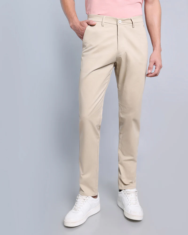 Olive Green Stretch Cotton Cargo - Image 5